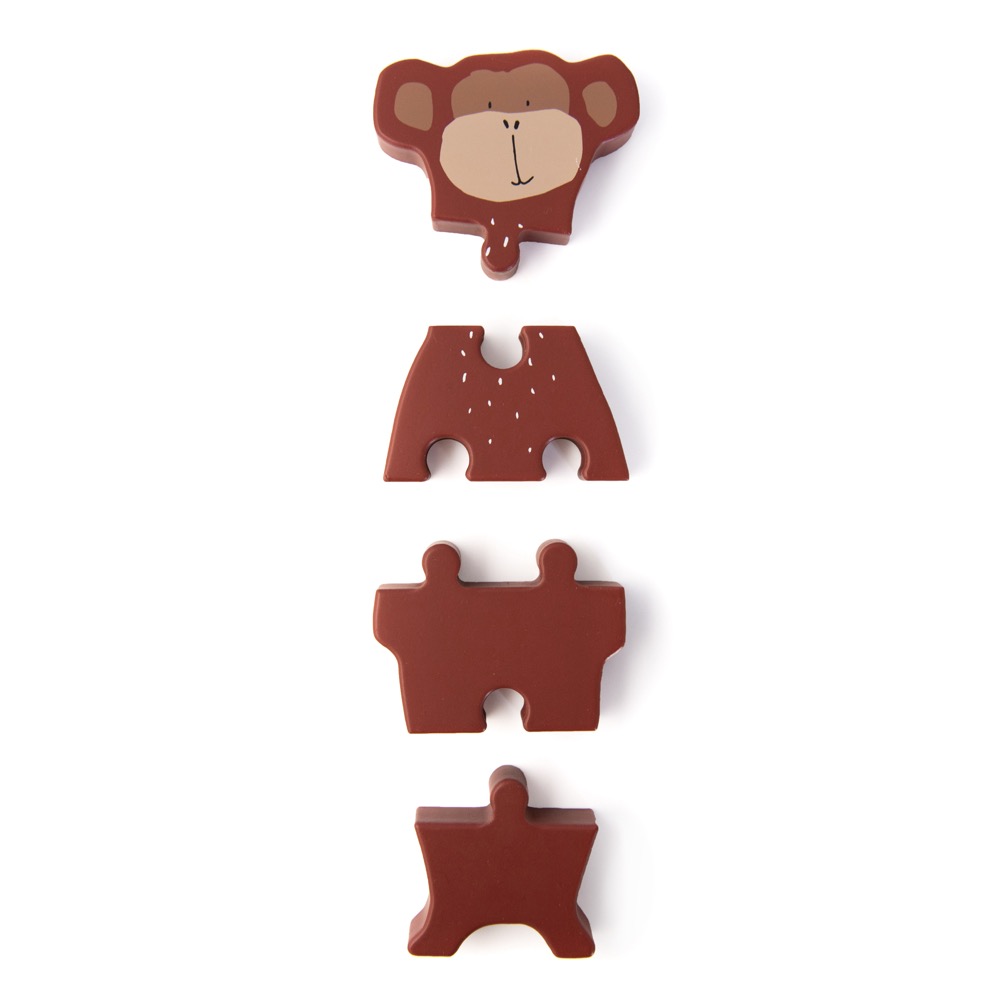 Houten dierenvormpuzzel - Mr. Monkey